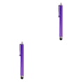 thumbnail image 2 of Moyic Bolígrafos capacitivos universales Lápiz de pantalla táctil resistente al desgaste con clip Escritura suave Computadora Teléfono Violeta 2Conjunto, 2 of 6