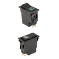 thumbnail image 1 of 2 Pcs Botón con Rocker Switch Rectangular de 2 Accesorio de Equipo, 1 of 9