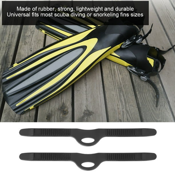 OTVIAP Adjustable Rubber Fin Flippers Strap Swimming Scuba Diving Dive