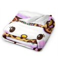 thumbnail image 3 of Hello Kitty Blanket, Super Soft Throw Blanket, Cozy Flannel Blankets For Boys Girls, Warm Blankets For Couch Sofa Bed, 40"X30", 3 of 9