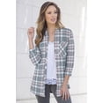 thumbnail image 6 of Roaman's Women's Plus Size Plaid Flannel Tunic, 6 of 6