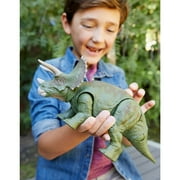 Jurassic World Dino Rivals Dual Attack Triceratops Dinosaur