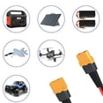 thumbnail image 2 of XISAOK XT60 Extension Cable Lead Silicone Wire 12AWG Silicone Wire for RC Battery Motor, 2 of 11