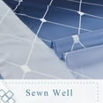 thumbnail image 6 of KOETAR Blue Ombre Polyester Shower Curtain, 72" x 72" Waterproof, 6 of 6