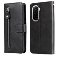 thumbnail image 3 of Estuche de Cuero PU con Cierre para Xiaomi Poco M7 4G , Funda Protectora con Billetera y Correa, 3 of 5