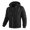 Black, variant on Waterproof Jackets for Men Hooded Beige Windbreaker Full Zip Outdoor Dechatable Jacket Fall Men Coats XL