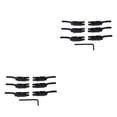 thumbnail image 2 of Naiovety Pack of 6 Electric Guitar Bridge Insturment Saddles Wrench with Stringed Modified Saddle Accessories Components Portable Stylish Negro 2piezas, 2 of 6