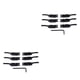 thumbnail image 2 of Yuarrent Pack of 6 Electric Guitar Bridge Stringed Portable Modified Saddle Saddles Stylish Insturment Wrench with Accessories Components Negro 2piezas, 2 of 6