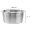 thumbnail image 4 of OFFIGAM Stainless Steel Dipping Cups Set, 4 Small Lightweight Sauce Bowls for Kitchen and Dining, 4 of 10