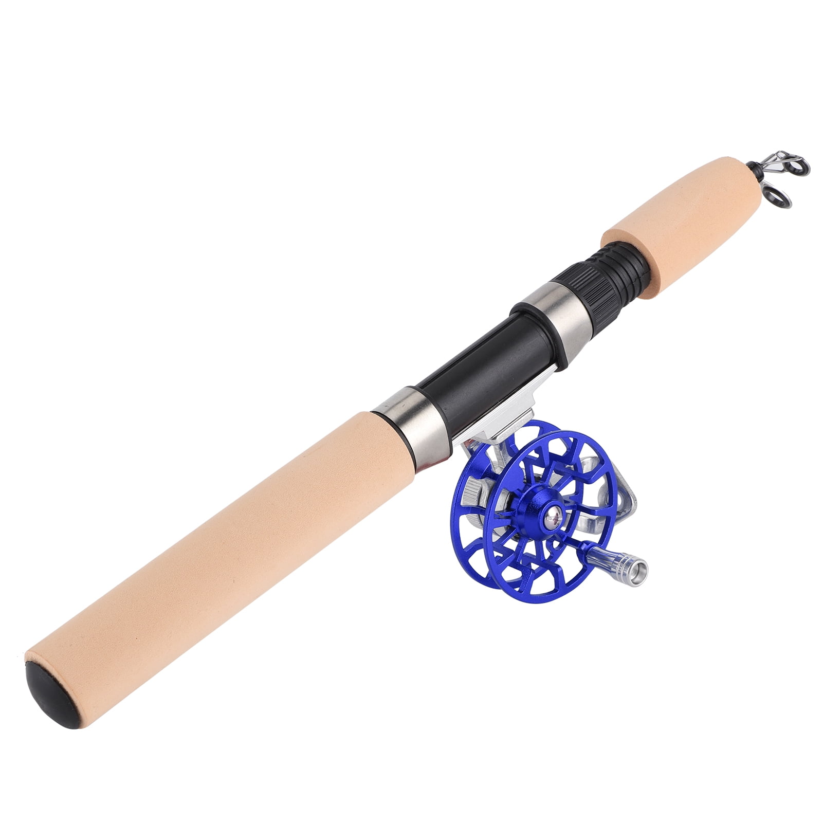 Winter Ice Fishing Telescopic Rod FD50 Reel Set Portable Fishing Pole Reel Combo