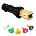 thumbnail image 1 of Adaptador para hidrolavadora Detetap para Karcher K2-K7, juego de latón, 1 of 9