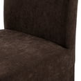 thumbnail image 3 of Chesnee Dining Chair with Long Slipcover, Chocolate MB2405-09 (2 Pack), 3 of 7