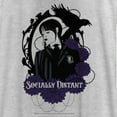 thumbnail image 2 of Women's Wednesday Socially Distant  Racerback Tank Top White Heather X Large, 2 of 4