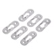 thumbnail image 5 of 100 piezas de cierres metálicos para colgar en apariencia de cerradura para marcos de cuadros de 37 x 13,5 mm, 5 of 7