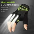 thumbnail image 5 of LED Cycling Gloves Half Finger, Savior Summer Mountain Bike Gloves, Rechargeable Battery 3 Modes High Brightness Double Switch Flashlight Gloves for Night Running Riding Exercising,Working, 5 of 8