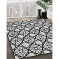 thumbnail image 3 of Ahgly Company Machine Washable Indoor Square Transitional Light Black Area Rugs, 8' Square, 3 of 7