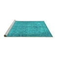 thumbnail image 2 of Ahgly Company Machine Washable Indoor Rectangle Persian Turquoise Blue Traditional Area Rugs, 3' x 5', 2 of 4