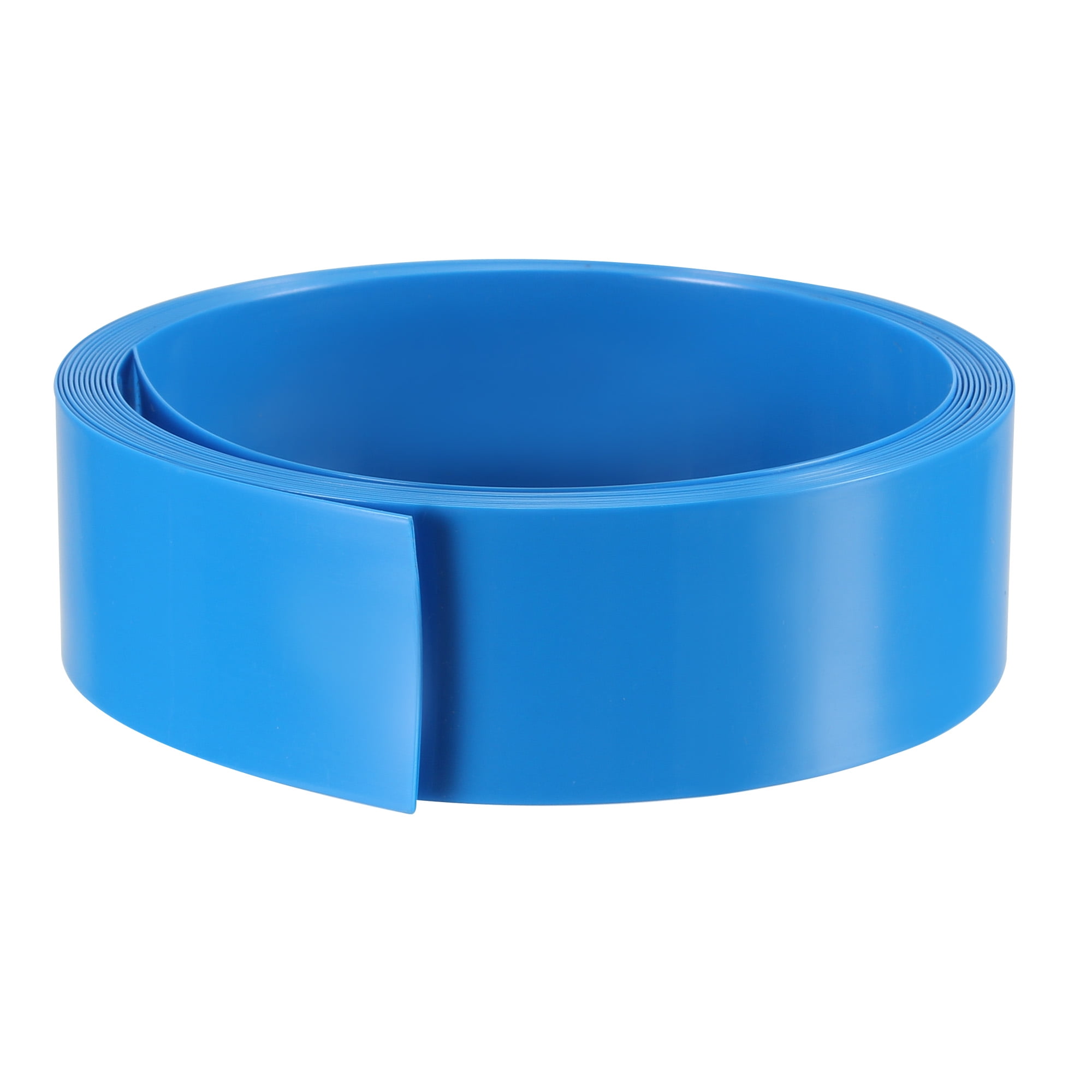 PVC Heat Shrink Tubing 17mm Flat Width for AAA 2 Meter Blue Walmart
