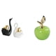 thumbnail image 1 of Estatua de cisne, figura de cerámica moderna, escultura artística, adorno único, decoración creativa, adecuada para sala de estar, dormitorio, oficina, 1 of 8