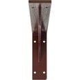 thumbnail image 6 of Ekena Millwork 2"W x 20"D x 6 1/2"H Embrey Steel Bracket, Hammered Bright Red, 6 of 12