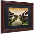 thumbnail image 2 of Trademark Fine Art "Water Town II" Canvas Art by Philippe Hugonnard, Black Matte, Wood Frame, 2 of 4