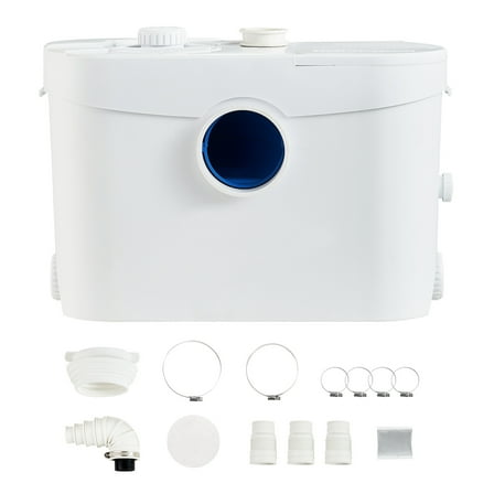 KFFKFF 700W Macerator Treatment Pump Basement Macerator Pump with 3 Inlets