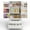 47" White, variant on Pantry Cabinet, Lofka 47" Modern Kitchen Pantry Storage Cabinet with 2 Shelves, 2 Drawers & 6 Side Door Shelves - Durable, Moisture-Resistant & Easy to Install