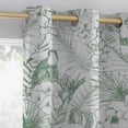 thumbnail image 2 of EBSTL Autumn Dream Curtains Light Blocking Curtains Birds Tropical Leaves Grommet Top Farmhouse Floral Curtains for Living Room, Bedroom, 2 of 5