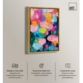 thumbnail image 2 of Glide of Colors Canvas Modern Color Abstract by Art Remedy, Gold Frame, 36" x 54", 2 of 7