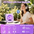 thumbnail image 2 of Gueray Portable CD Player Bluetooth: CD Players for Home Rechargeable Desktop Wall Portable CD Player with Bluetooth & Dual Speakers Music Player, 2 of 9