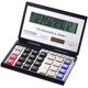 thumbnail image 4 of Calculadora básica con pantalla grande de 12 dígitos, Mini calculadora plegable de mano, batería Solar AAA, doble potencia Ormromra, 4 of 7