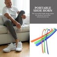 thumbnail image 3 of MOKKHNB 6Pcs PP Material Green Shoehorn with Smooth Surface for People with Mobility Difficulties, 3 of 5