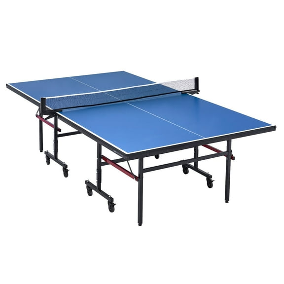 VEVOR Foldable Ping Pong Table - Indoor Table Tennis Game Table with Clamp Net