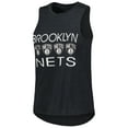 thumbnail image 2 of Women's Concepts Sport Gray/Black Brooklyn Nets Team Tank Top & Pants Sleep Set, 2 of 5