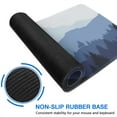 thumbnail image 6 of Forest Background Pattern Mouse Mat - Extended Desk Pad Ideal for Gaming, Non-Slip Rubber Mice Pads with Stitched Edges - XXL Size - 31.5 x 11.8 Inches, 6 of 7