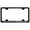 Black, variant on Jeep Grand Cherokee Laser Etched Logo Wide Body License Plate Frame (Black)