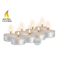 thumbnail image 5 of Ner Mitzvah, 4.5 Hour European Made Unscented Tealight Candles - White (100 Pack), 5 of 5