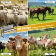 thumbnail image 4 of Livestock Pasture Feeder, Spill Containment Walls, Hassle Free Maintenance, Pasture Feeding Trough, Cow Hay Feeder, Built to Last, Goat, Farm, Pasture​, 4 of 7