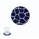 thumbnail image 1 of Posavasos absorbentes con soporte, de silicona para mesa de centro, ideales para decorar el hogar, la oficina o el bar, color azul oscuro., 1 of 5