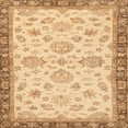 thumbnail image 1 of Ahgly Company Indoor Square Abstract Orange Oriental Area Rugs, 8' Square, 1 of 6