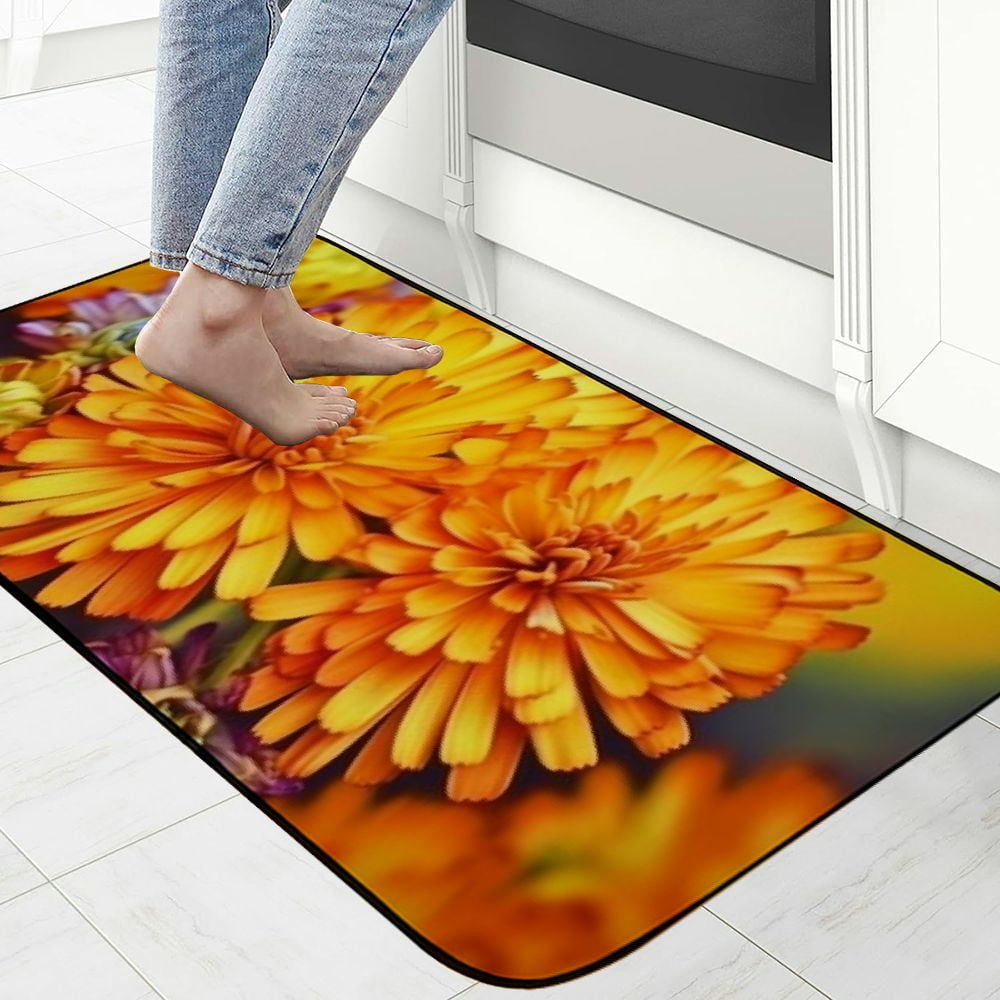 Heduofu Decorative Door Mat, Door Mat with Non-Slip Rubber Backing, Easy Cleaning, Traps Dirt, for Entry, Patio, Garage 19.68*47.24 in