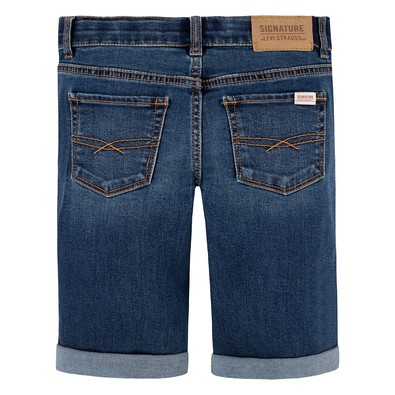 Levi Strauss Signature Girls Denim Bermuda Shorts, Sizes 5-18