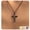 Black, variant on 18K White Gold Plated Cross Necklace, S925 Sterling Silver Movable Cross Pendant with Crystal Christian Faith Jewelry Gift for Women Birthday Valentine’s Day