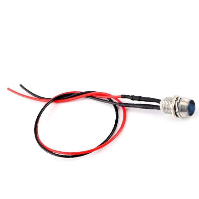 Bombillas De Luz Indicadora LED Para Coche, 4 Unidades, 12 V, 0.315 In, Panel LED, Luz De Advertencia Para Tablero Piloto, Lámpara Indicadora Para Coches, Furgonetas