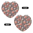 thumbnail image 2 of Goofa Foxes Pattern Pocket Mirror, Portable Makeup Mirror,Travel Makeup Mirror,Dual-Sided Compact Mirror,Gift Makeup Mirror-Heart Shape, 2 of 9