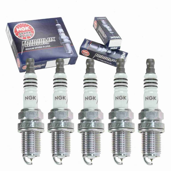 5 pc NGK Iridium IX Spark Plugs compatible with Volvo XC70 2.5L L5 2003-2007
