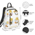 thumbnail image 2 of Yiaed Gnomes Honey Bee Print Lightweight Backpack Travel Backpacks Hiking Daypack for Women Men, 2 of 5