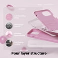 thumbnail image 4 of Funda de silicona líquida Elago para iPhone 15 Plus, color rosa intenso, 4 of 6