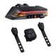 thumbnail image 3 of Lámpara de advertencia de señal de para bicicleta, luz trasera para bicicleta recargable por USB, fácil de instalar, luz trasera para ciclismo, 3 of 7