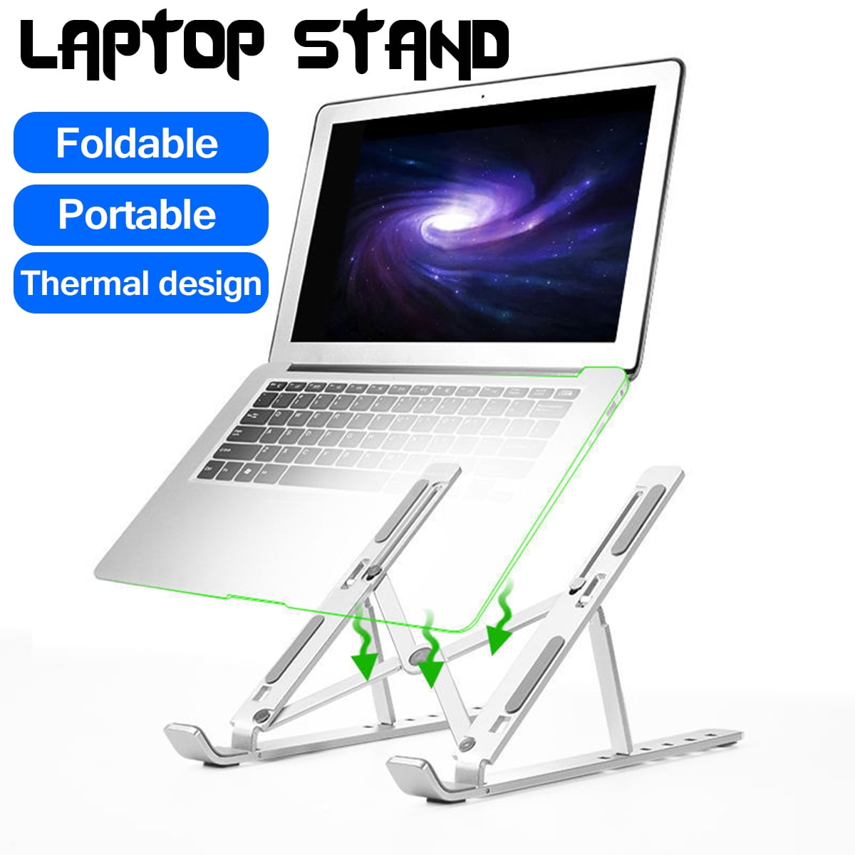 Foldable Laptop Stand Lap Desk, Adjustable Notebook Tablet Holder